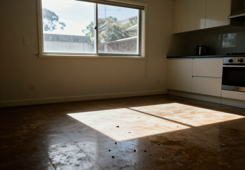 Rodent infestation in a Yennora warehouse before treatment